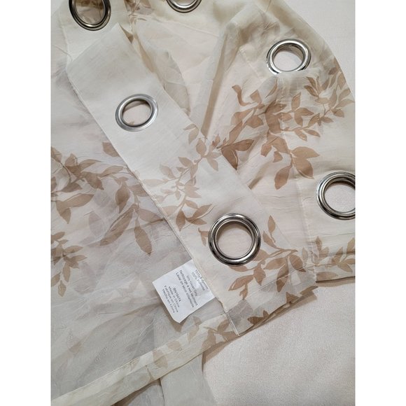 Kensington Home Fashions, Sheer Window Panels w/ Gromets, Set of 2 Panels - Picture 5 of 5